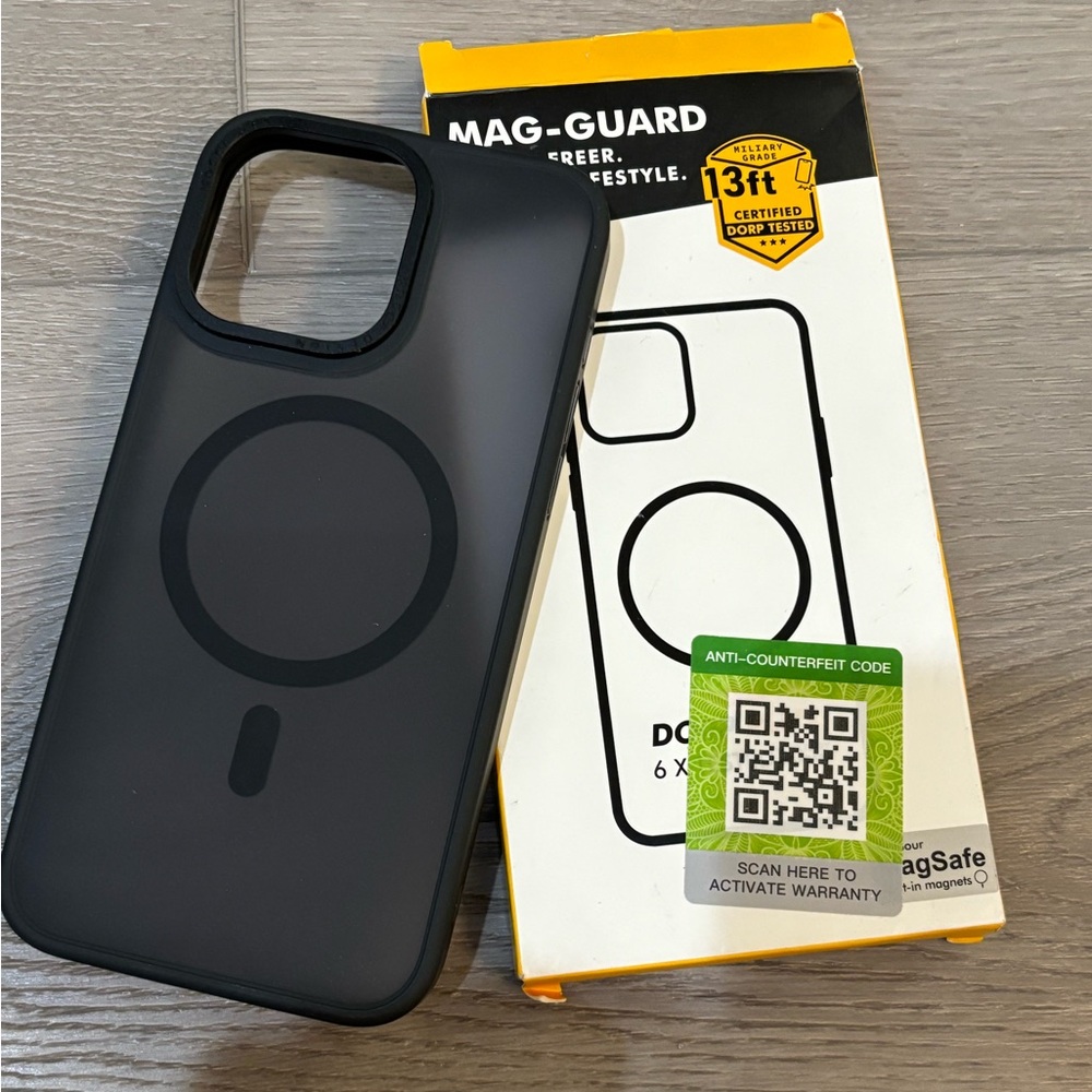 Mag-Guard MagSafe iPhone 15 Pro Max Black Phone Case - Picture 10 of 10